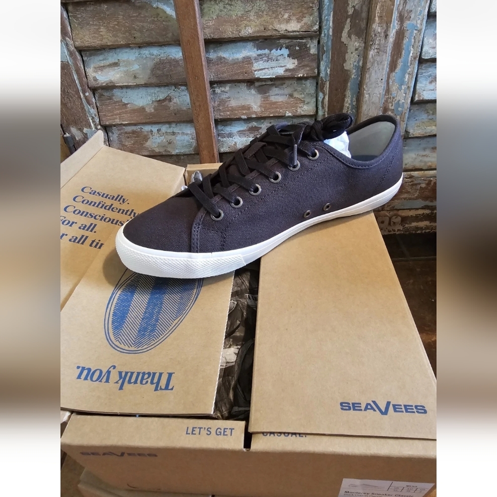 SEAVEES Men's Monterey Sneakers Classic Tennis Navy Blur Sneakers